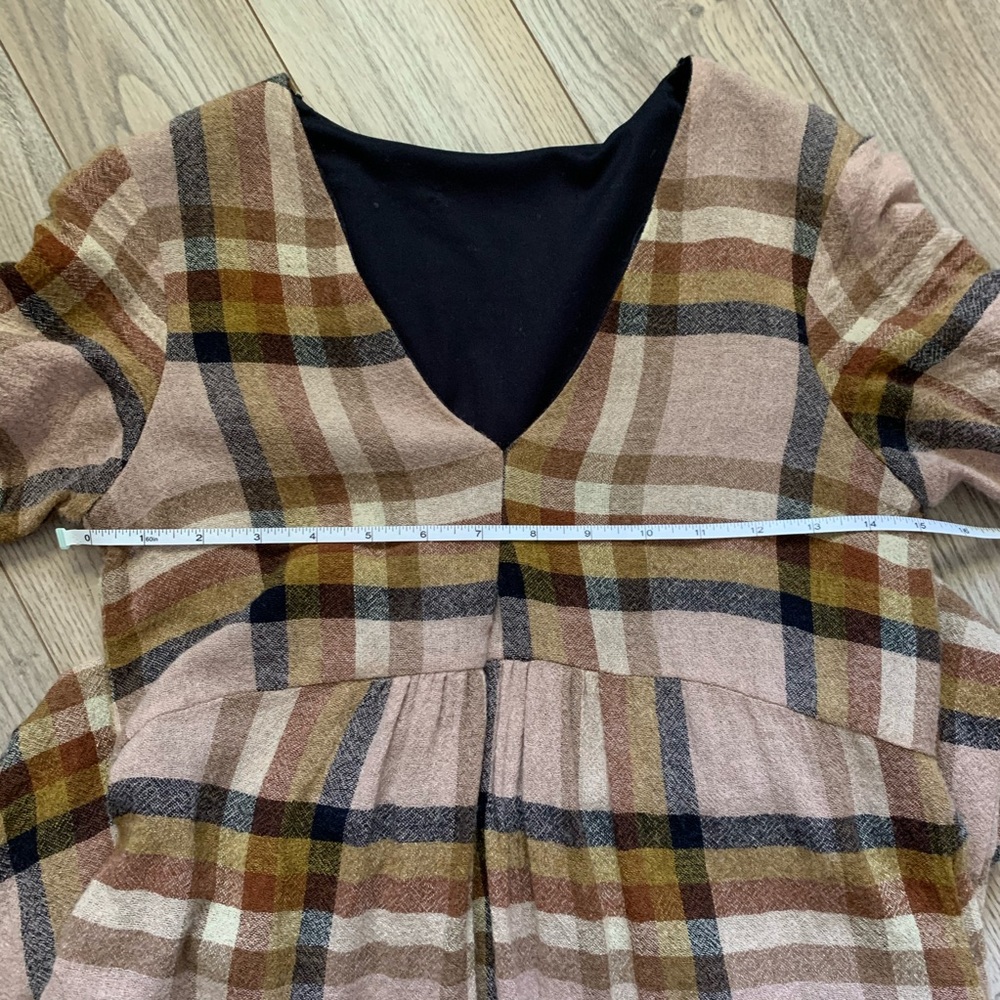 Plaid Midi Dress - Picture 4 of 5